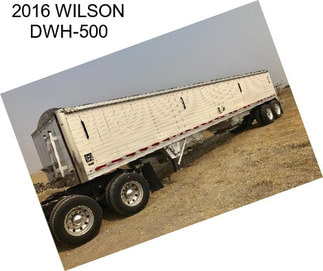 2016 WILSON DWH-500