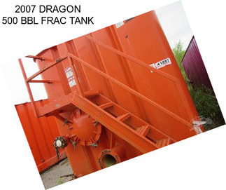 2007 DRAGON 500 BBL FRAC TANK