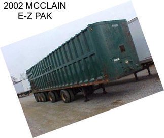 2002 MCCLAIN E-Z PAK