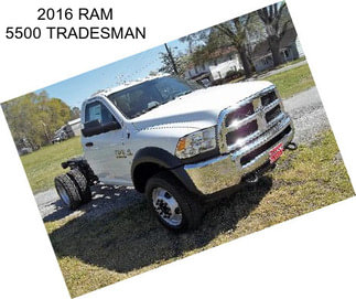 2016 RAM 5500 TRADESMAN
