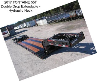 2017 FONTAINE 55T Double Drop Extendable - Hydraulic Neck