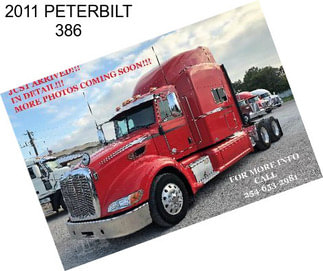 2011 PETERBILT 386