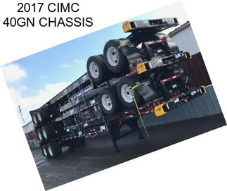 2017 CIMC 40GN CHASSIS