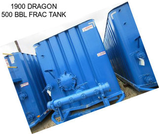 1900 DRAGON 500 BBL FRAC TANK