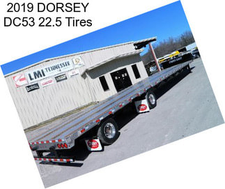 2019 DORSEY DC53 22.5 Tires