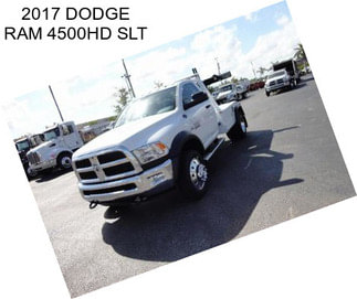 2017 DODGE RAM 4500HD SLT