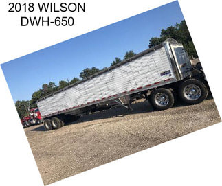 2018 WILSON DWH-650