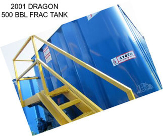 2001 DRAGON 500 BBL FRAC TANK