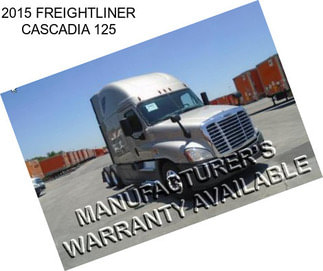 2015 FREIGHTLINER CASCADIA 125