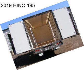 2019 HINO 195