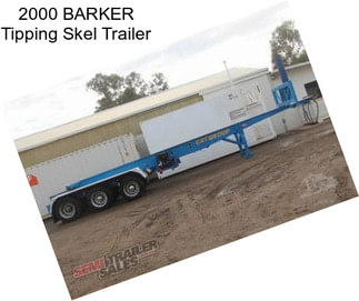 2000 BARKER Tipping Skel Trailer