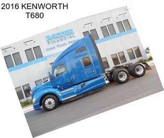 2016 KENWORTH T680