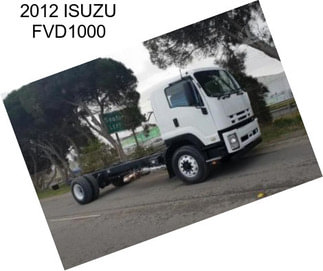 2012 ISUZU FVD1000