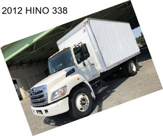 2012 HINO 338