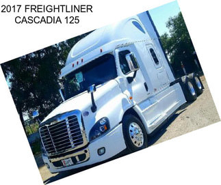 2017 FREIGHTLINER CASCADIA 125