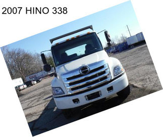 2007 HINO 338