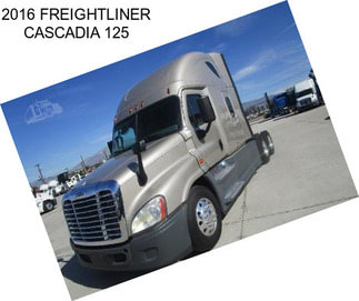 2016 FREIGHTLINER CASCADIA 125