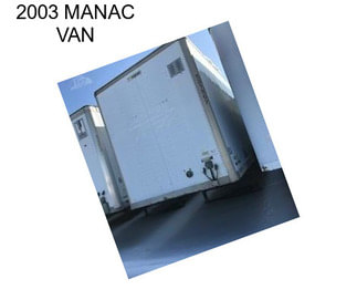 2003 MANAC VAN