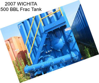 2007 WICHITA 500 BBL Frac Tank