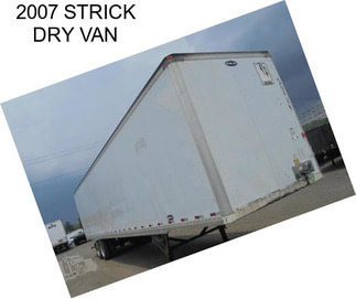 2007 STRICK DRY VAN