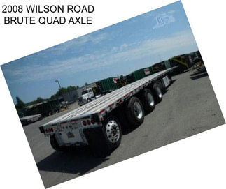 2008 WILSON ROAD BRUTE QUAD AXLE