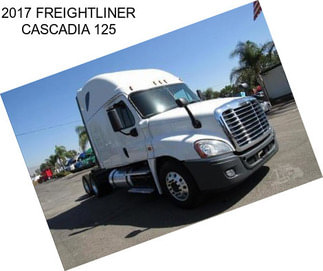 2017 FREIGHTLINER CASCADIA 125