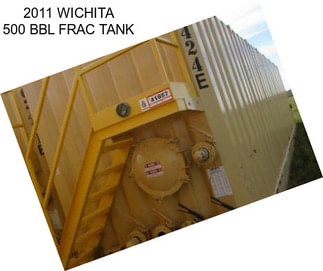 2011 WICHITA 500 BBL FRAC TANK