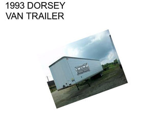 1993 DORSEY VAN TRAILER