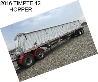 2016 TIMPTE 42\' HOPPER