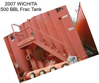 2007 WICHITA 500 BBL Frac Tank