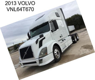 2013 VOLVO VNL64T670