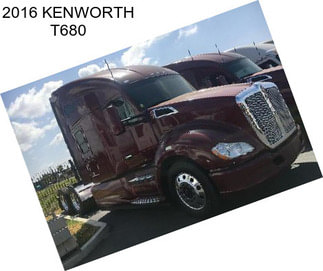 2016 KENWORTH T680