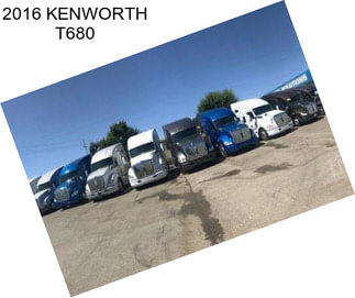 2016 KENWORTH T680