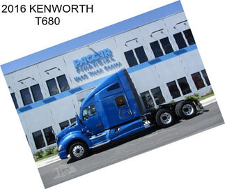 2016 KENWORTH T680