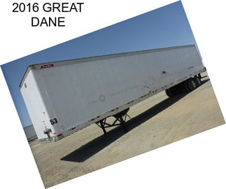 2016 GREAT DANE