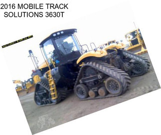 2016 MOBILE TRACK SOLUTIONS 3630T