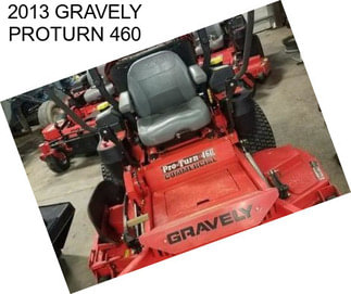 2013 GRAVELY PROTURN 460