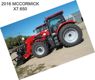 2016 MCCORMICK X7.650