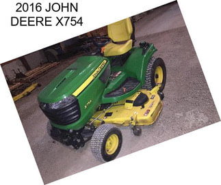 2016 JOHN DEERE X754