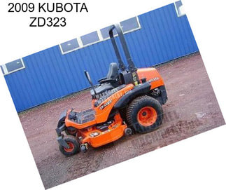 2009 KUBOTA ZD323