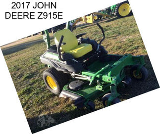 2017 JOHN DEERE Z915E