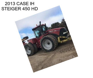 2013 CASE IH STEIGER 450 HD