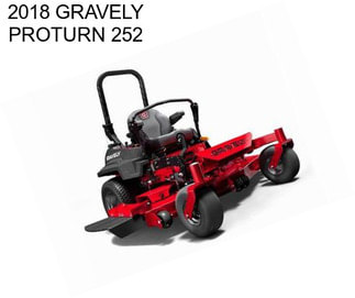 2018 GRAVELY PROTURN 252