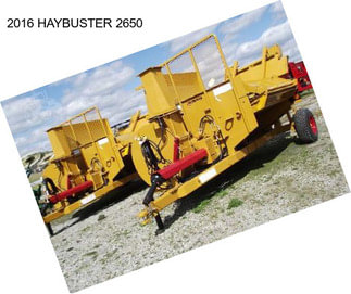 2016 HAYBUSTER 2650