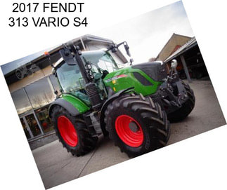 2017 FENDT 313 VARIO S4