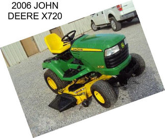 2006 JOHN DEERE X720