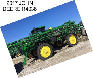 2017 JOHN DEERE R4038