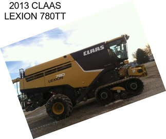 2013 CLAAS LEXION 780TT