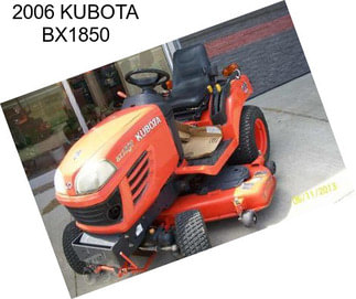 2006 KUBOTA BX1850