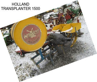 HOLLAND TRANSPLANTER 1500